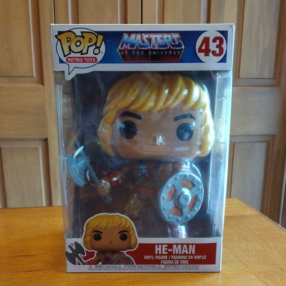Funko Other - Large 10" He Man Masters of the Universe #43 Funko Pop Retro Toys Vinyl Figure